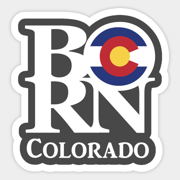 BORN Colorado Sticker by homebornlove